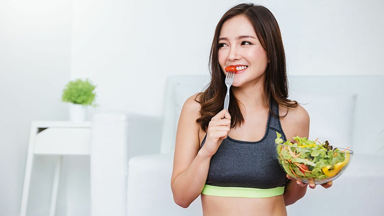 meitene ar japāņu diētu svara zaudēšanai